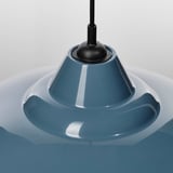 TRETTIOEN Pendant lamp, blue, 15 "