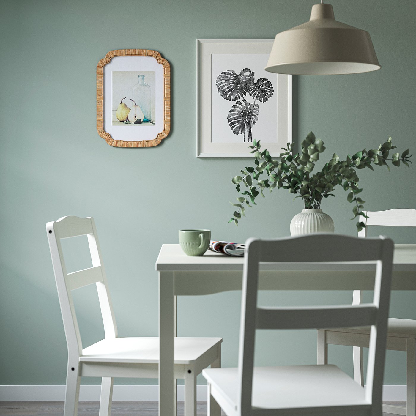 TRIVIALSKOG frame, rattan, 20x25 cm (8x10