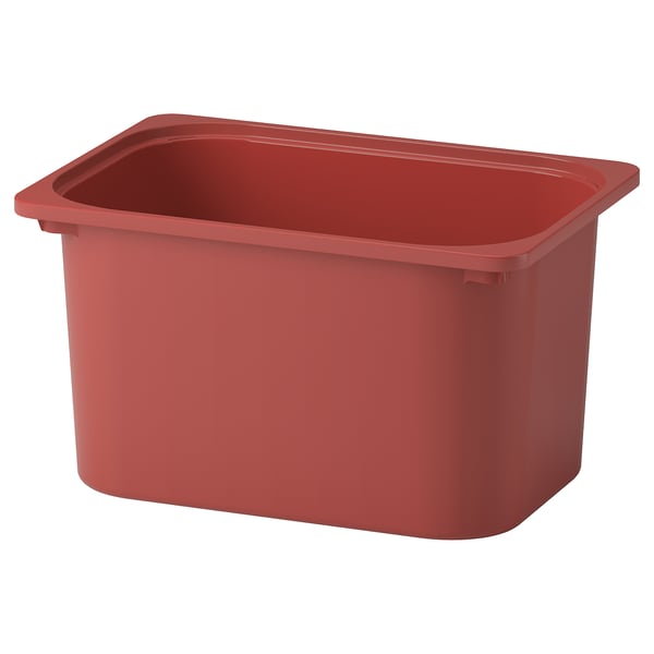 TROFAST Storage box, red, 16 ½x11 ¾x9 "