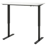 TROTTEN Desk sit/stand, white/anthracite, 47 1/4x27 1/2 "
