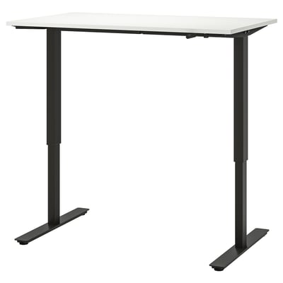 IDÅSEN Desk - black/dark grey 120x70 cm (47 1/4x27 1/2 )