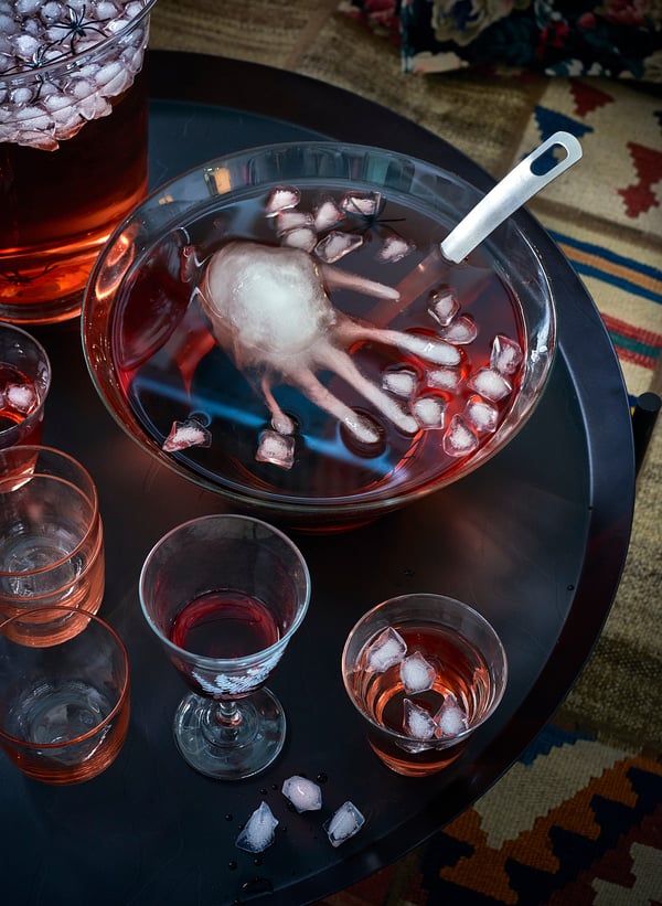 TRYGG Serving bowl clear glass IKEA CA