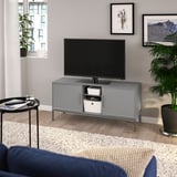 TULLSTORP TV bench, gray, 44 7/8x13 3/4x20 7/8 "