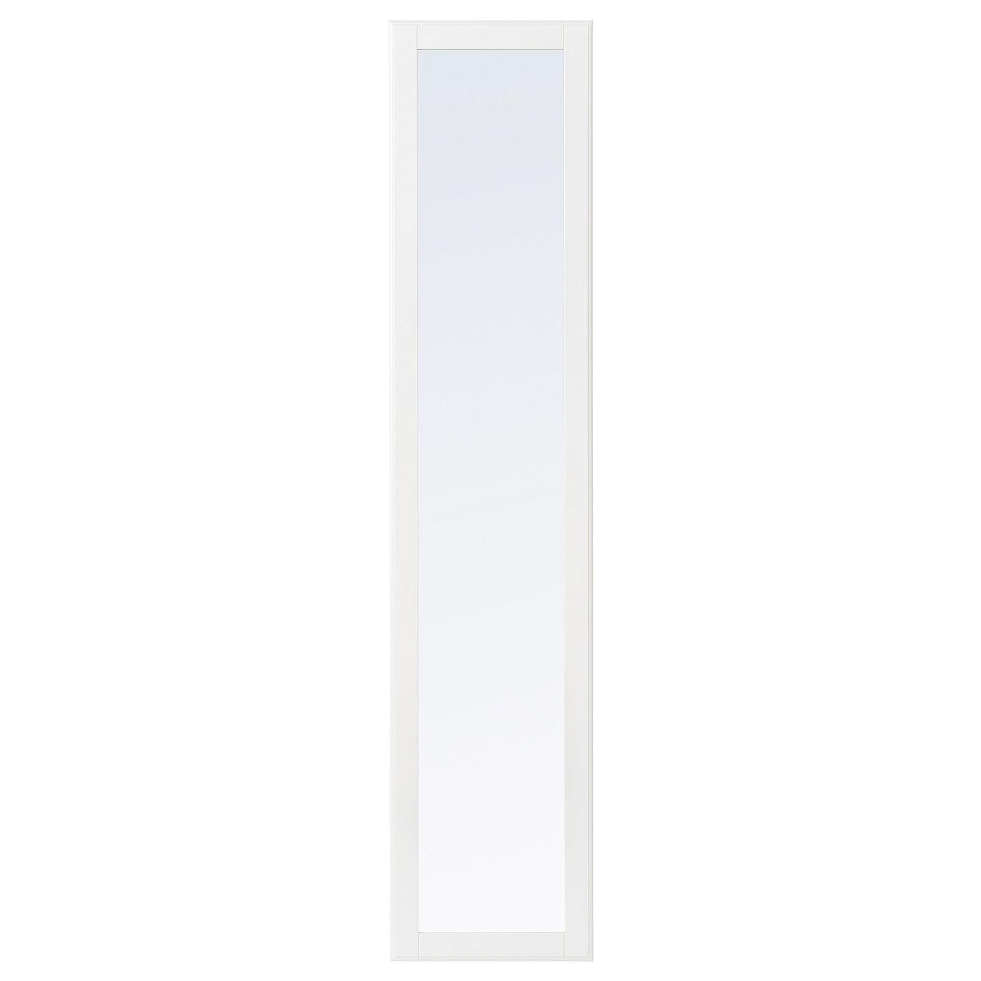 TYSSEDAL mirror door, white, 50x229 cm (191/2x903/8") IKEA CA