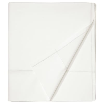 ULLVIDE Flat sheet, white, Queen