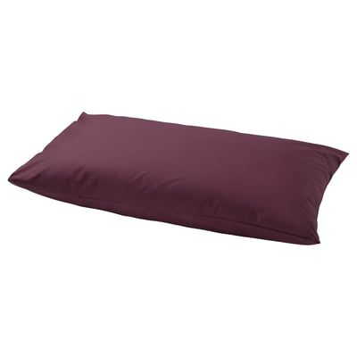 ULLVIDE Pillowcase, deep red, Queen