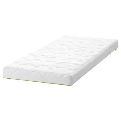 UNDERLIG Foam mattress for junior bed, white, 27 1/2x63 "