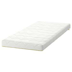 UNDERLIG Foam mattress for junior bed, white, 27 1/2x63 "