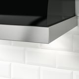 UNGDOMLIG Wall mounted range hood, black