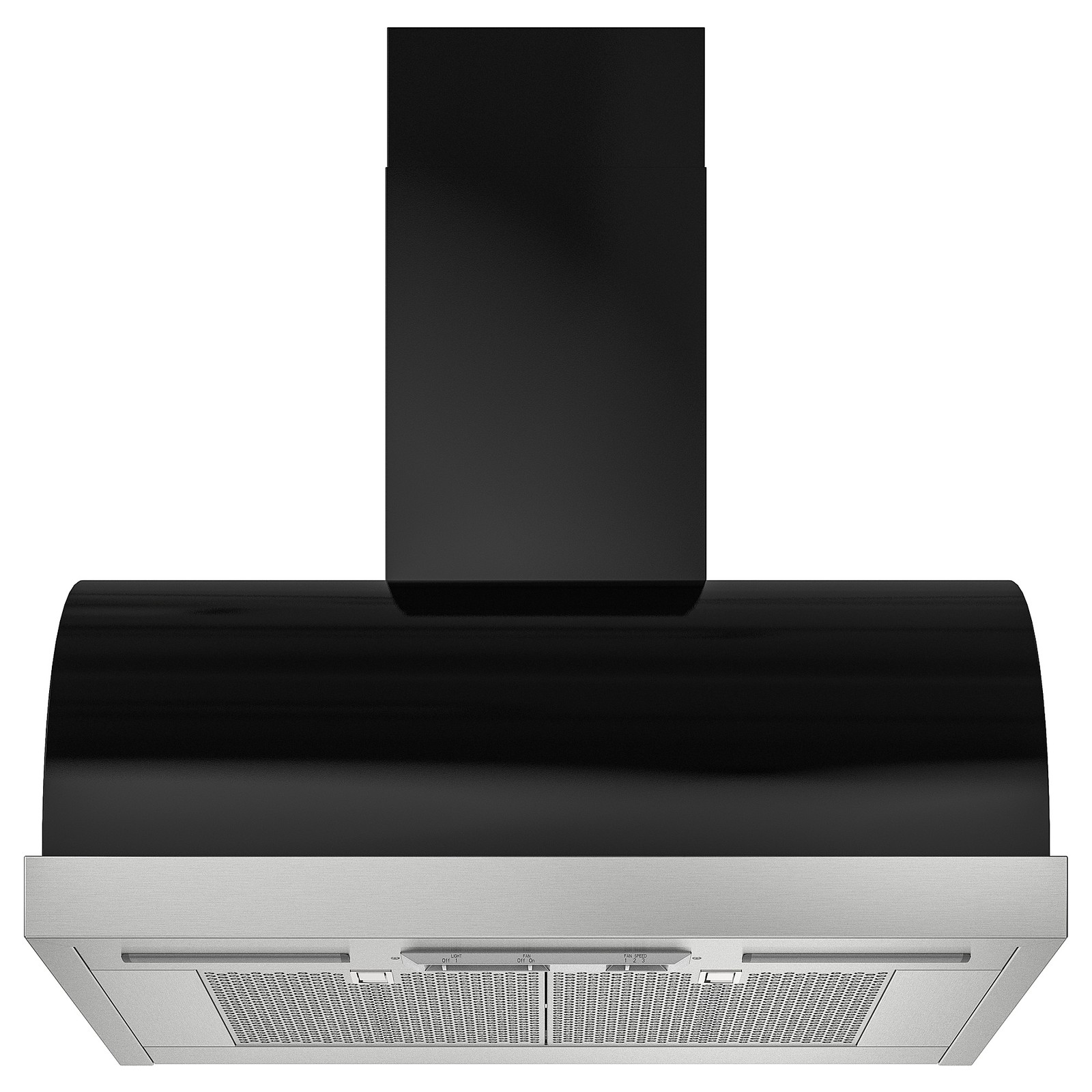 UNGDOMLIG Wall mounted range hood black IKEA