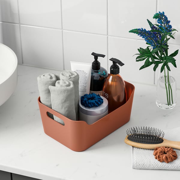 UPPDATERA Box, red-brown, 9 1/2x6 3/4 "