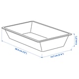 UPPDATERA Utensil tray, bamboo, 6x12 "