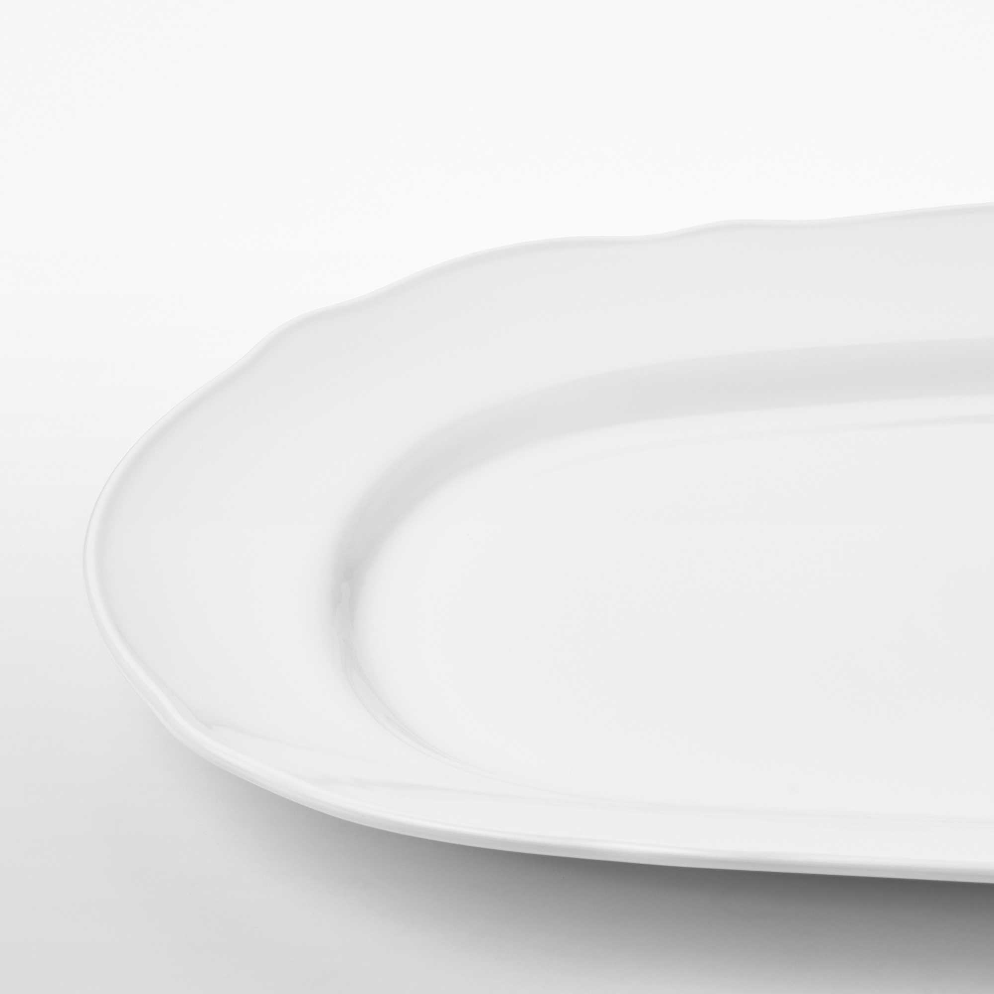 UPPLAGA Serving plate, white, 17x12" (44x30 cm) IKEA