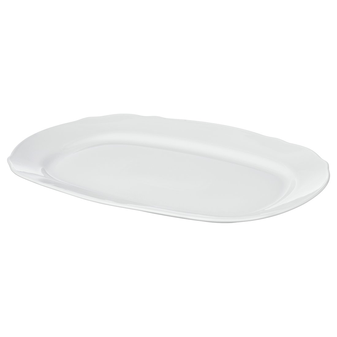 UPPLAGA Serving plate, white, 17x12" (44x30 cm) IKEA