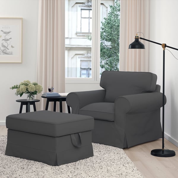 UPPLAND armchair, Hallarp gray IKEA CA