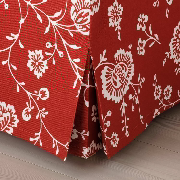 UPPLAND armchair, Virestad red/white IKEA CA