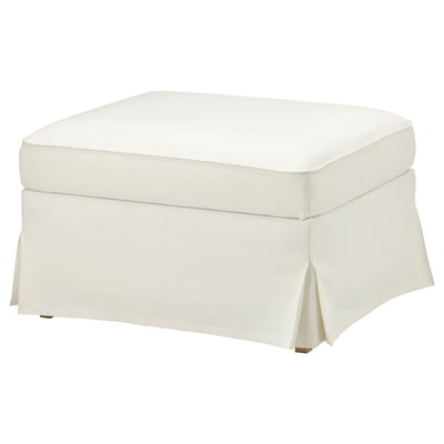 UPPLAND Cover for footstool with storage, Blekinge white