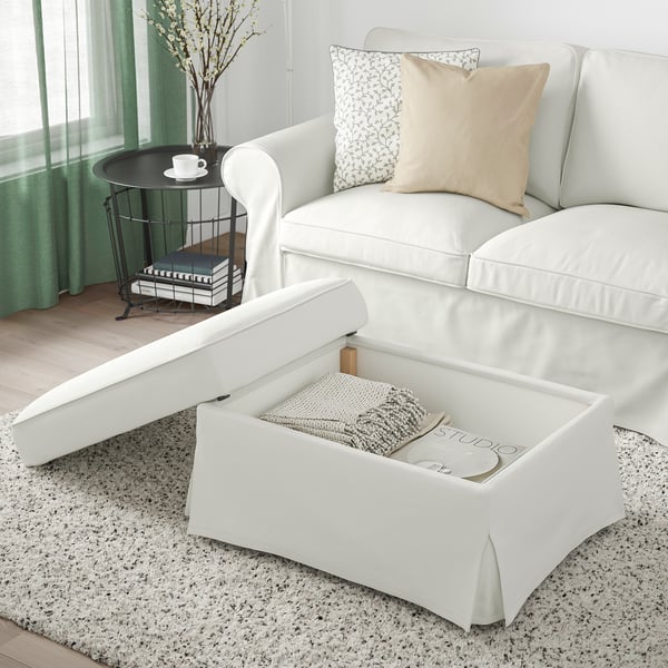 UPPLAND Footstool, Blekinge white