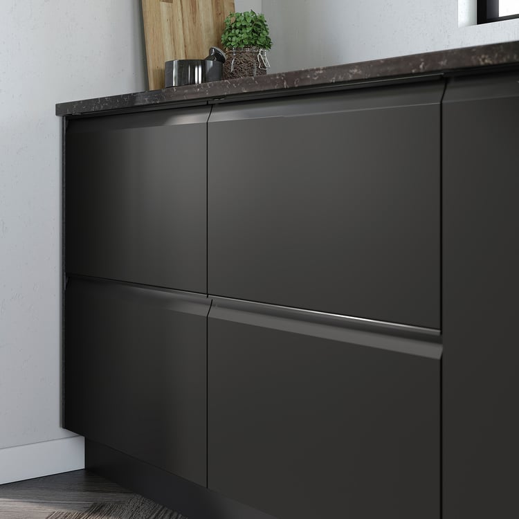UPPLÖV drawer front, matte anthracite, 61x25 cm (24x10") IKEA CA