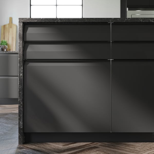 UPPLÖV Drawer front, matte anthracite, 30x10 "