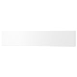 UTRUSTA white drawer front, simple rectangular design, smooth acrylic finish.