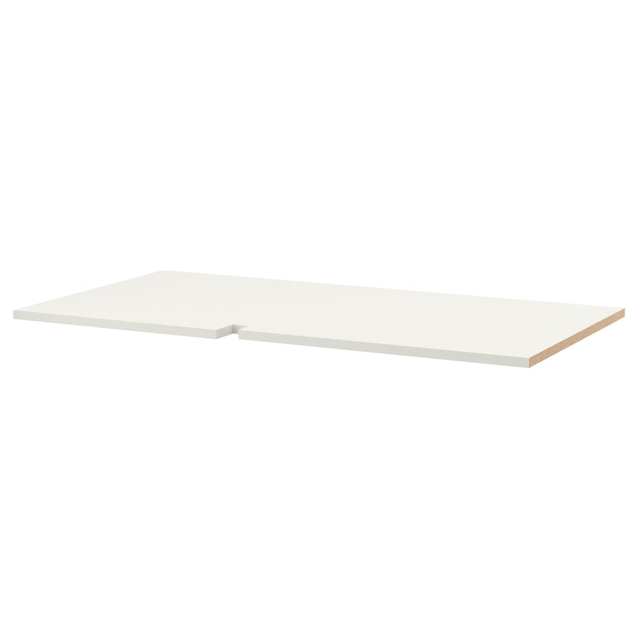 UTRUSTA shelf for corner base white, 119 cm (47") IKEA CA