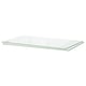 Option: UTRUSTA Shelf, glass, 24x14 3/4 "