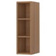 VADHOLMA Open storage, brown/stained ash, 9x14 3/8x30 "