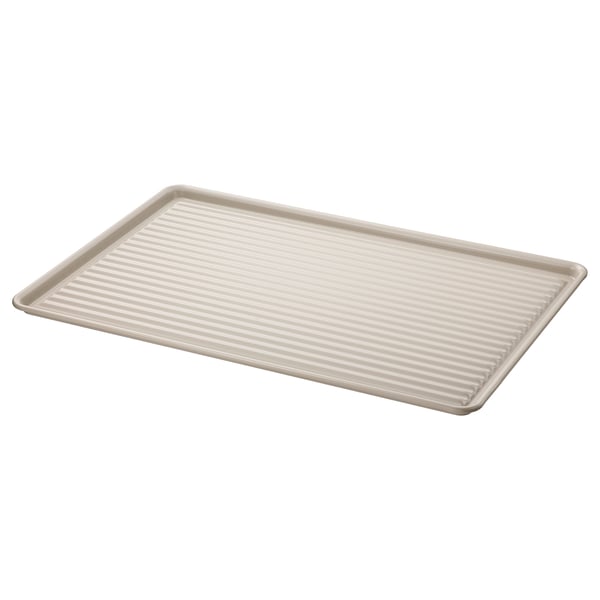 VÄLVÅRDAD Dish drainer, beige/galvanized, 20 ½x13 ¾ "