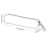 VÄRLDENS Accessory bag, black, 8 ¼x1 ½x1 ½ "