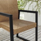 VÄRMANSÖ Table and 4 chairs, outdoor, dark gray/brown, 63 3/8 "