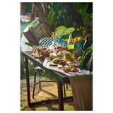 VÄRMANSÖ Table and 4 chairs, outdoor, dark gray/brown, 63 3/8 "