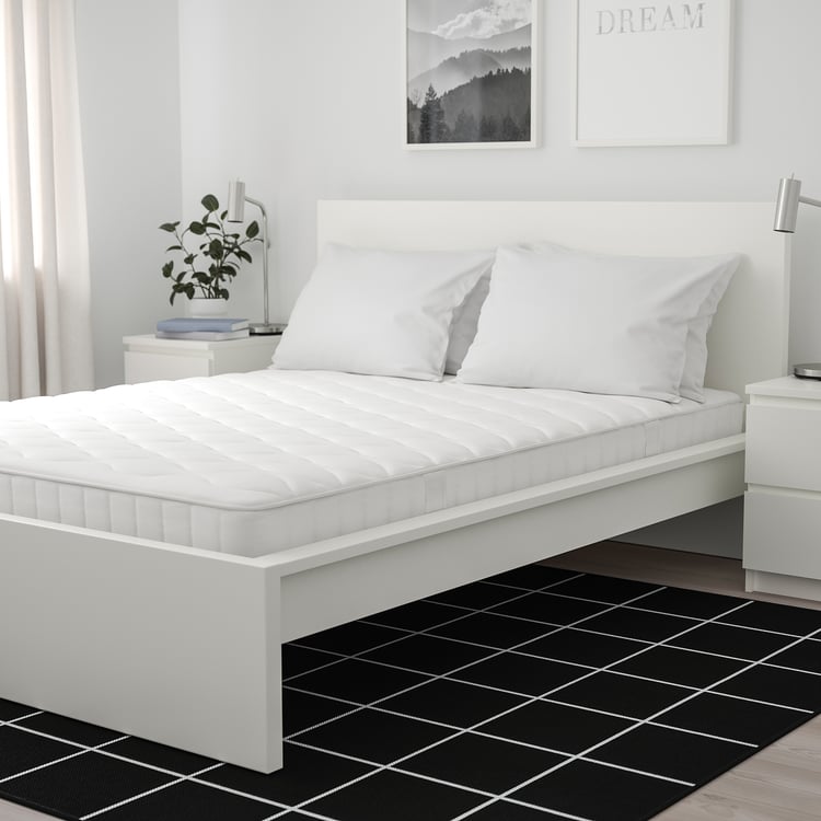 VÅGSTRANDA hybrid mattress queen, firm/white IKEA CA