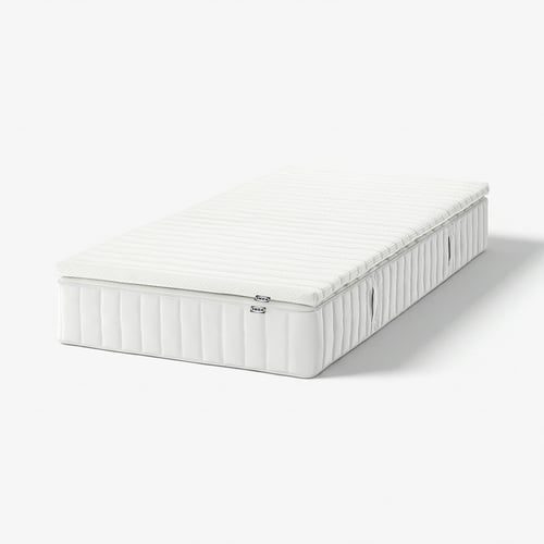 VALEVÅG Mattress and mattress pad, firm white/Nisseholm white, Twin