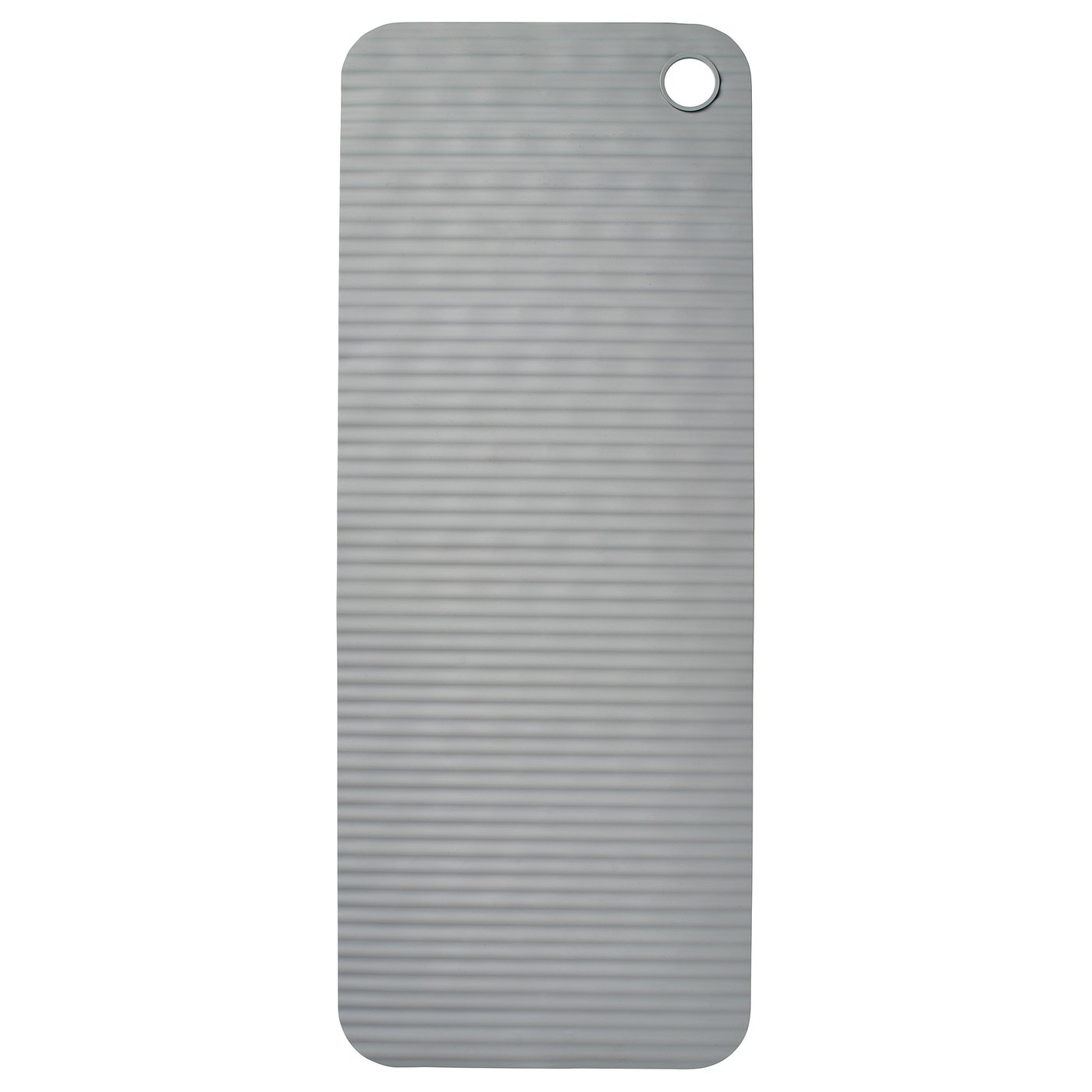 VALVATTNET bathtub mat, gray, 33x84 cm (13x33
