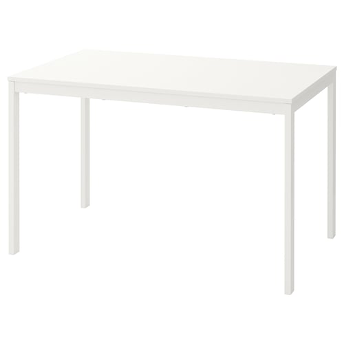 VANGSTA extendable table, white, 120/180x75 cm (471/4/707/8x291/2