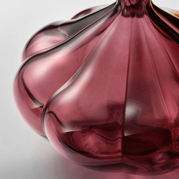 VANLIGEN Vase dark red IKEA