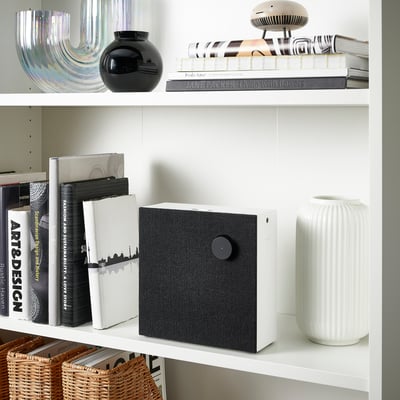 VAPPEBY Bluetooth speaker, gen 3 white/black, 8x8 "