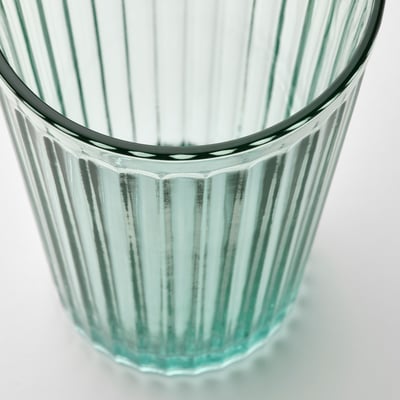VARDAGEN Glass, light turquoise, 15 oz