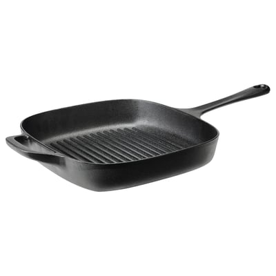 VARDAGEN Grilling pan, cast iron, 11x11 "