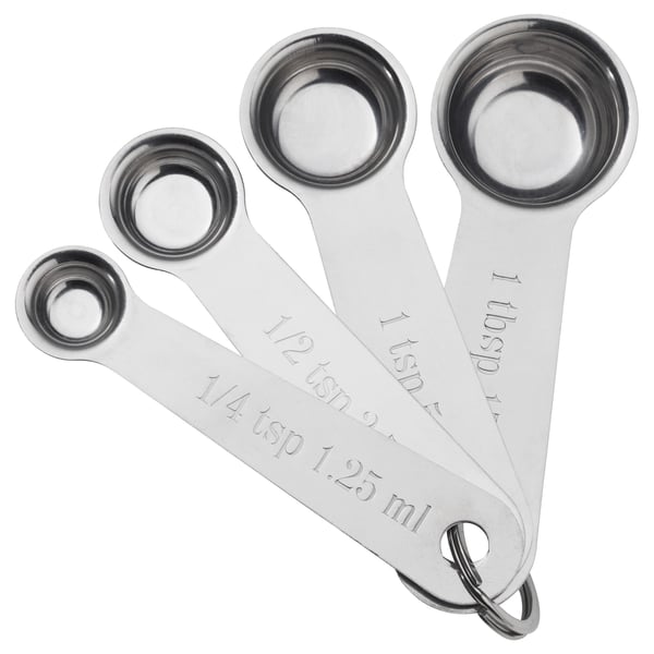 VARDAGEN Measuring spoons, set of 4