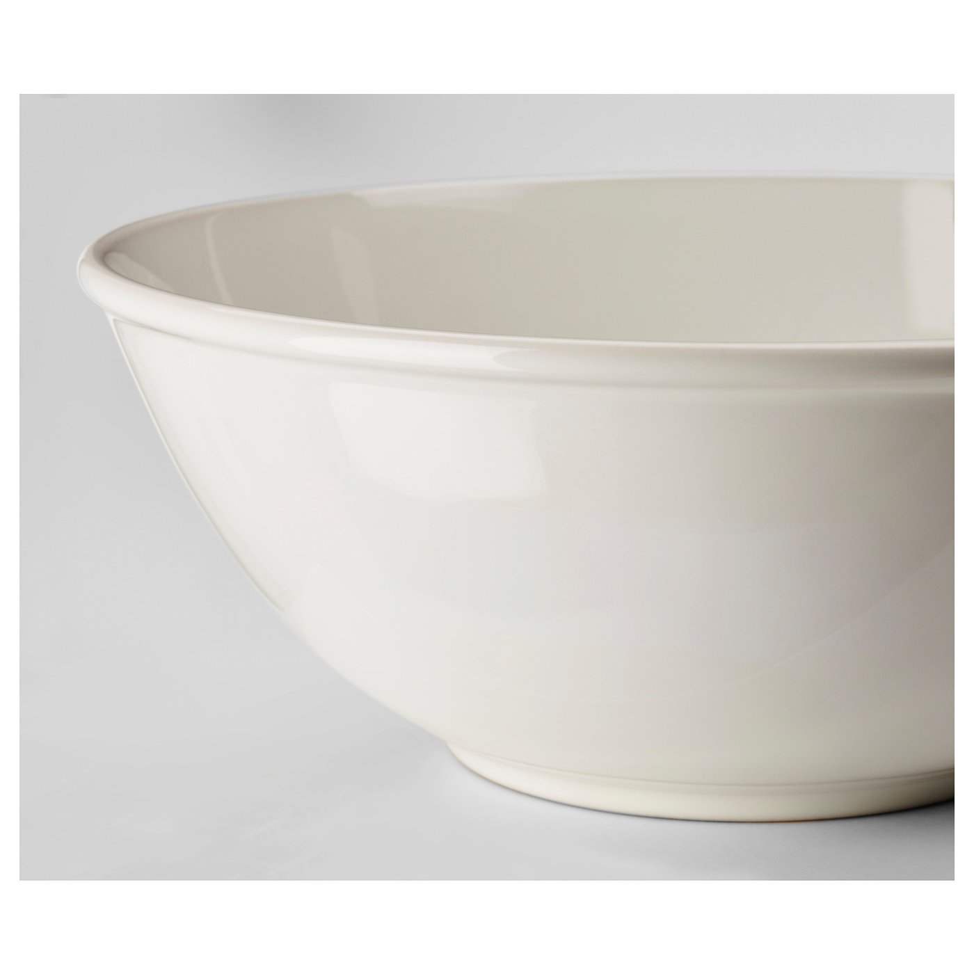 VARDAGEN Serving bowl, offwhite, 24 cm (9 ½") IKEA CA