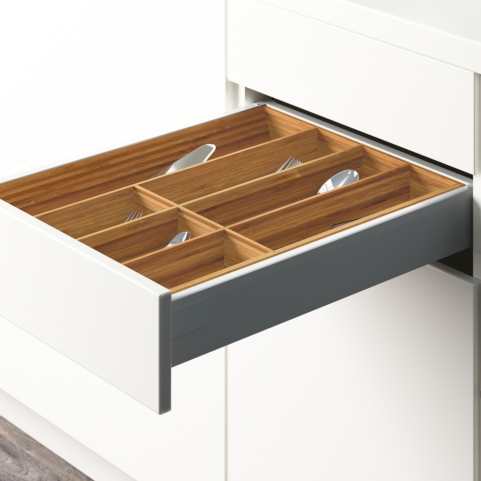 VARIERA Flatware tray, bamboo. Official site IKEA