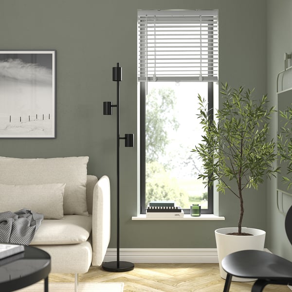 VECKLARFLY Venetian blind, white, 30x61 "