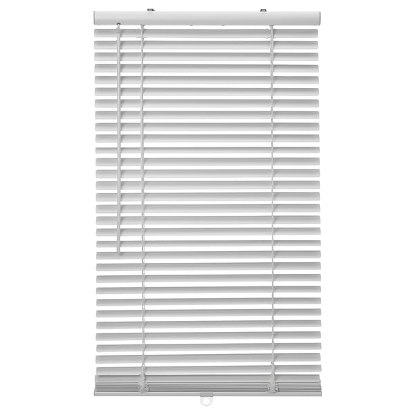 VECKLARFLY Venetian blind, white, 27x61 "