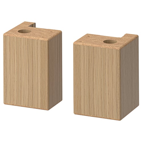 VEDHAMN Corner leg, oak, 4 3/8 "