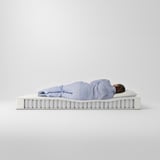 VESTERÖY Hybrid mattress, medium firm/white, Full