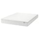 VESTERÖY Mattress and mattress pad, medium firm white/Näsfjället white, Queen