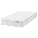 VESTERÖY Mattress and mattress pad, medium firm white/Nisseholm white, Twin