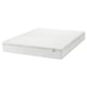 VESTERÖY Mattress and mattress pad, medium firm white/Nisseholm white, Queen